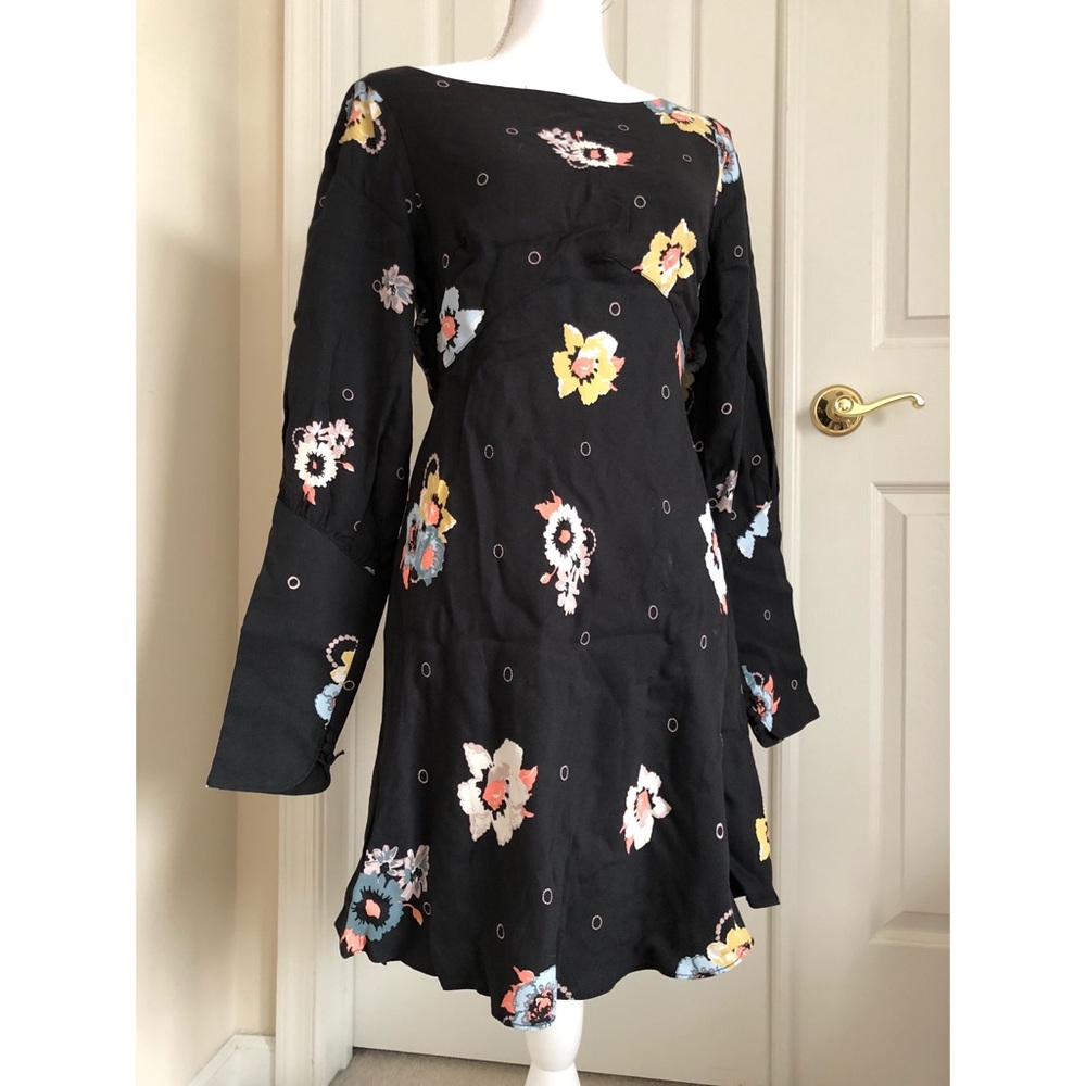 Free people Sunshadows slit sleeve minidress - Picture 2 of 8